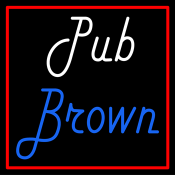 Custom Pub Brown Neon Sign 1