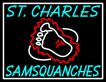 Custom St Charles Samsquanches Neon Sign 5
