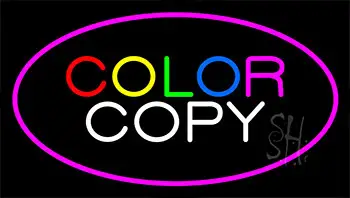 Color Copy Pink LED Neon Sign