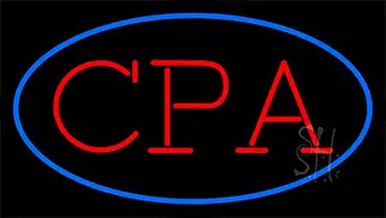 Cpa Blue LED Neon Sign