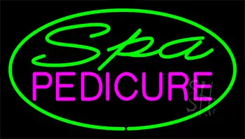 Spa Pedicure Green LED Neon Sign