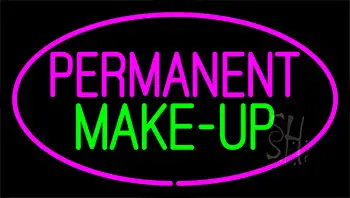 Permanent Make Up Pink LED Neon Sign
