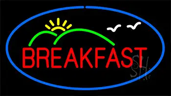 Breakfast With Scenery LED Neon Sign