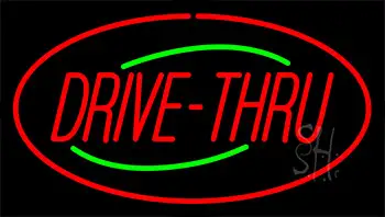 Drive Thru Red LED Neon Sign