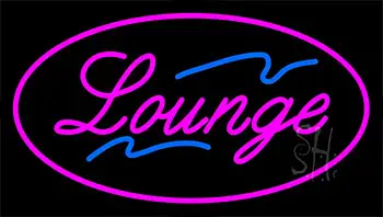 Lounge Pink LED Neon Sign