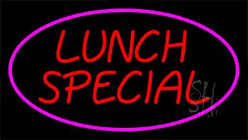 Lunch Special Pink LED Neon Sign