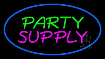 Party Supply Blue LED Neon Sign