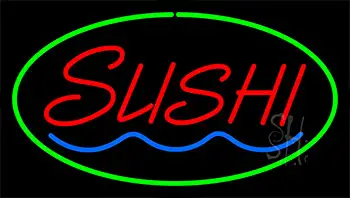 Sushi Green LED Neon Sign