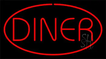 Diner Red LED Neon Sign