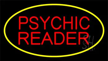 Psychic Reader Yellow LED Neon Sign