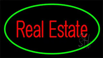 Real Estate Green LED Neon Sign