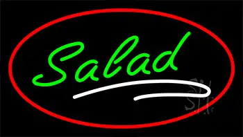 Green Salad Red LED Neon Sign