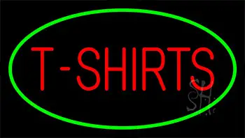 T Shirts Green LED Neon Sign
