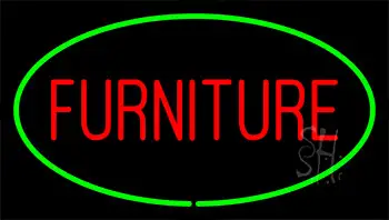 Furniture Green LED Neon Sign