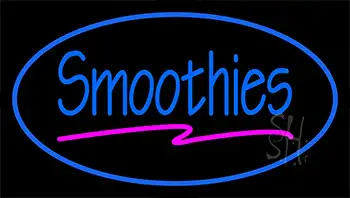 Blue Smoothies LED Neon Sign