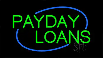 Payday Loans LED Neon Sign