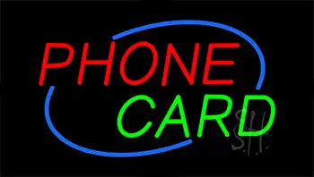 Phone Card LED Neon Sign