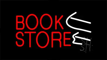 Book Store With Arrows LED Neon Sign