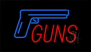 Guns LED Neon Sign