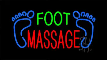 Foot Massage LED Neon Sign