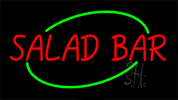 Red Salad Bar LED Neon Sign