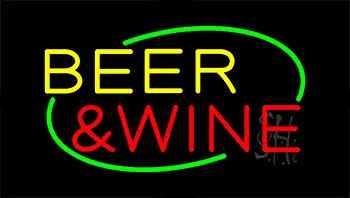 Beer And Wine LED Neon Sign
