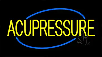 Yellow Acupressure LED Neon Sign