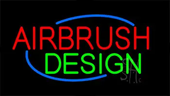 Airbrush Design LED Neon Sign