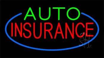 Auto Insurance LED Neon Sign