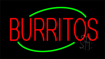 Burritos LED Neon Sign