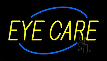 Yellow Eye Care LED Neon Sign