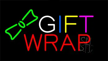 Multi Colored Gift Wrap LED Neon Sign