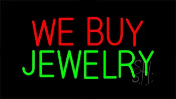 We Buy Jewelry LED Neon Sign