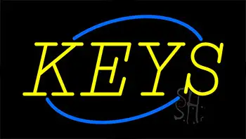 Keys LED Neon Sign