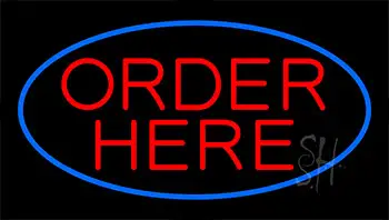 Order Here LED Neon Sign