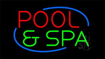 Pool And Spa LED Neon Sign
