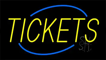Tickets LED Neon Sign