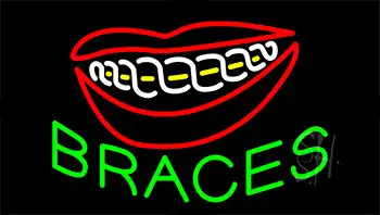 Braces Logo LED Neon Sign