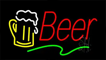 Red Beer LED Neon Sign