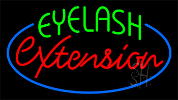 Green Eyelash Red Extension LED Neon Sign
