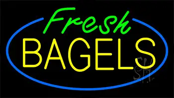 Fresh Bagels LED Neon Sign