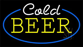Cold Beer Block LED Neon Sign