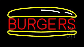 Burgers Inside Burger LED Neon Sign