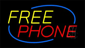 Free Phone LED Neon Sign