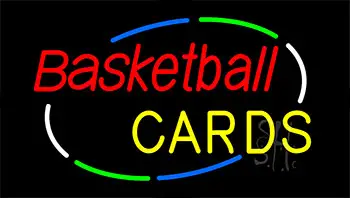 Basketball Cards LED Neon Sign