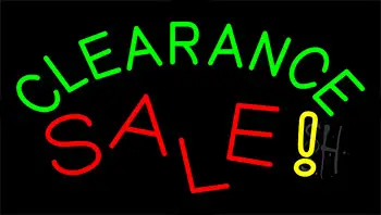 Clearance Sale LED Neon Sign