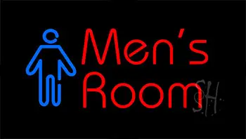 Mens Room Logo LED Neon Sign