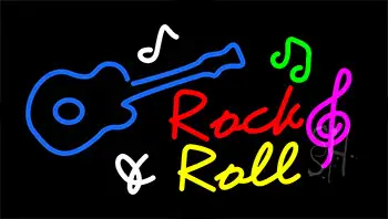 Rock And Roll LED Neon Sign