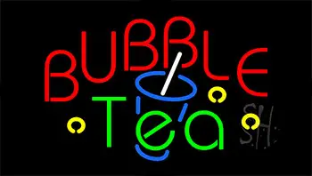 Bubble Tea Logo LED Neon Sign