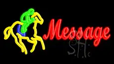 Custom Horse Rider LED Neon Sign